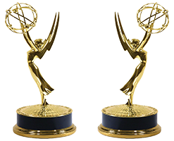 Mike's two Emmy Award statues